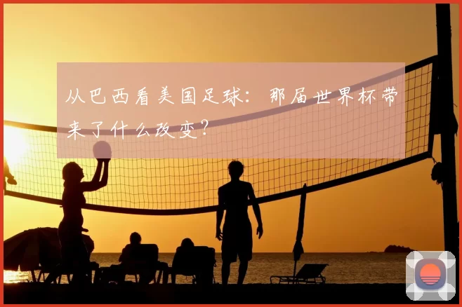 从巴西看美国足球:那届世界杯带来了什么改变?