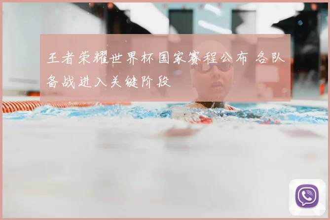 王者荣耀世界杯国家赛程公布 各队备战进入关键阶段